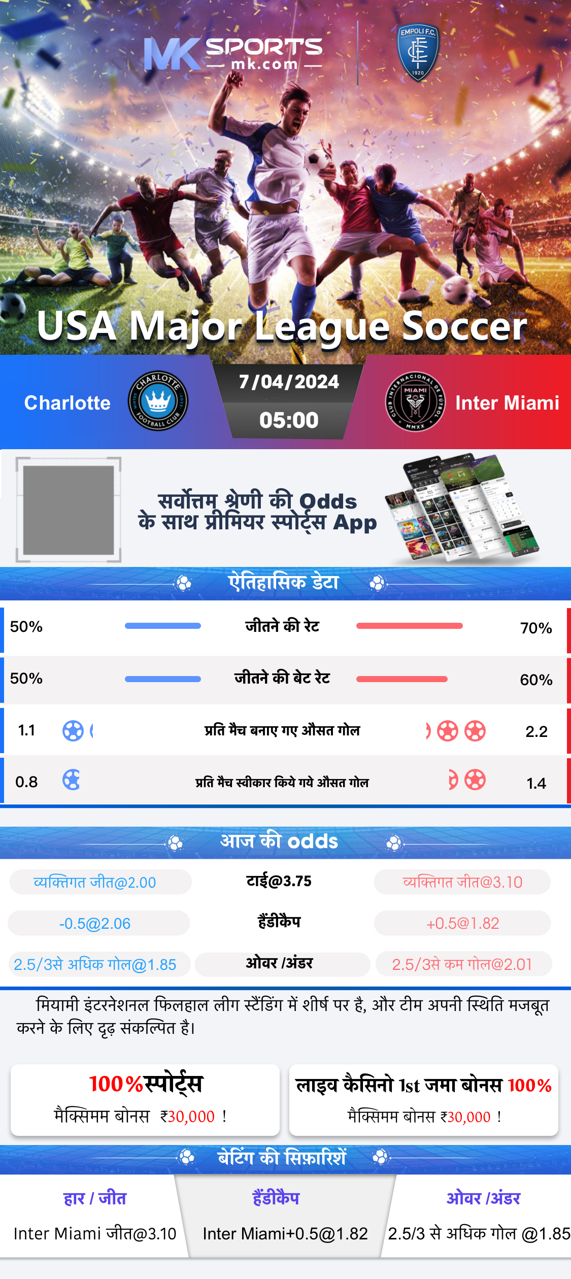 jackpot result monthly chart